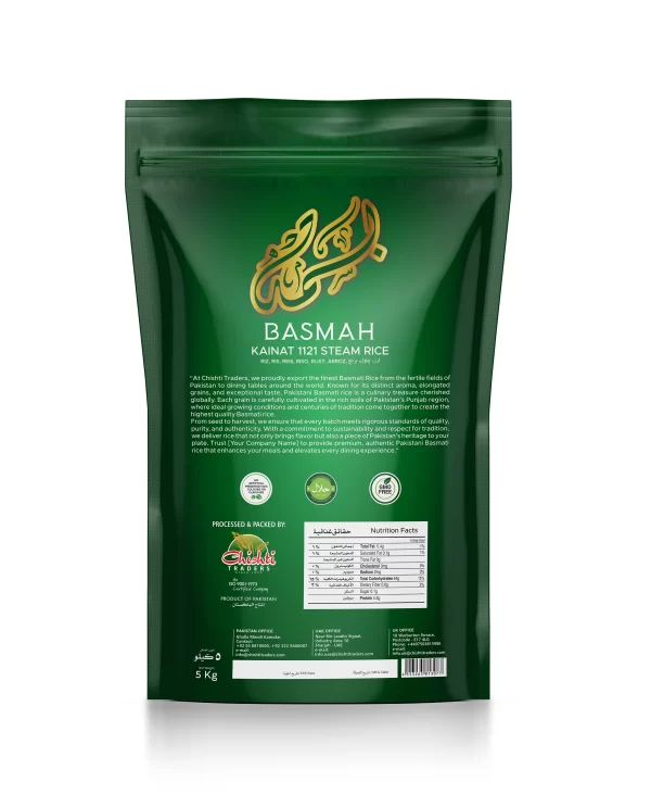 Basmah Kainat 1121 Steam Rice 5kg